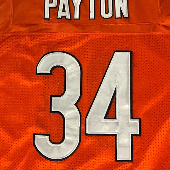Mitchell & Ness Orange Walter Payton Athletic Jersey - Picture 6 of 15